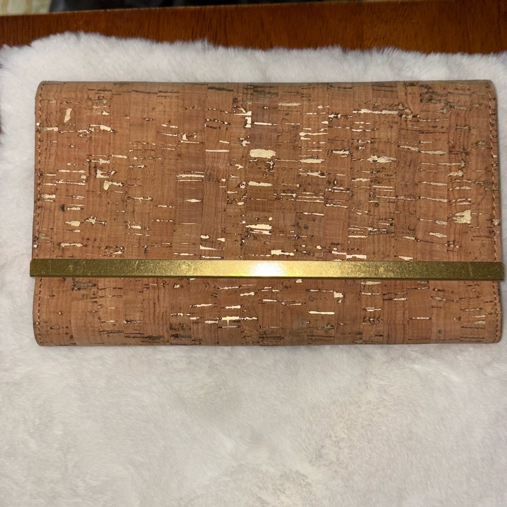 J. Crew Cork Clutch Purse